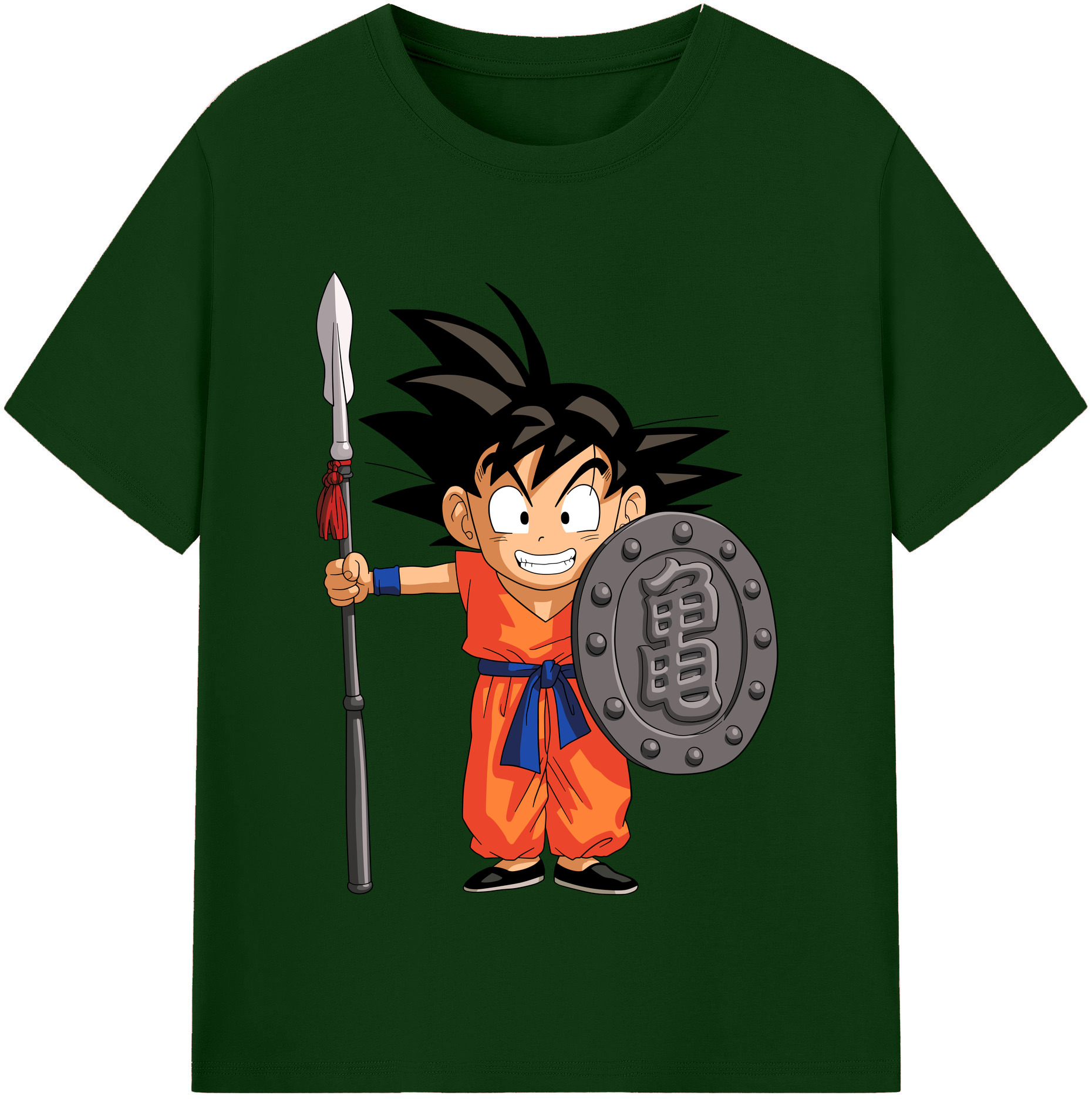 （画像用） ドラゴンボール 孫悟空（そん ごくう）Son Goku カカロット DRAGON BALL Kakarotto 綿100％半袖Tシャツ（フロントプリント）